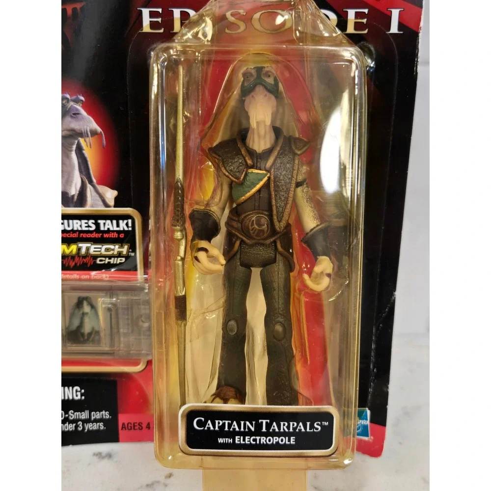 Star Wars Episode I Captain Tarpals Action Figure CommTech Chip Hasbro 1998